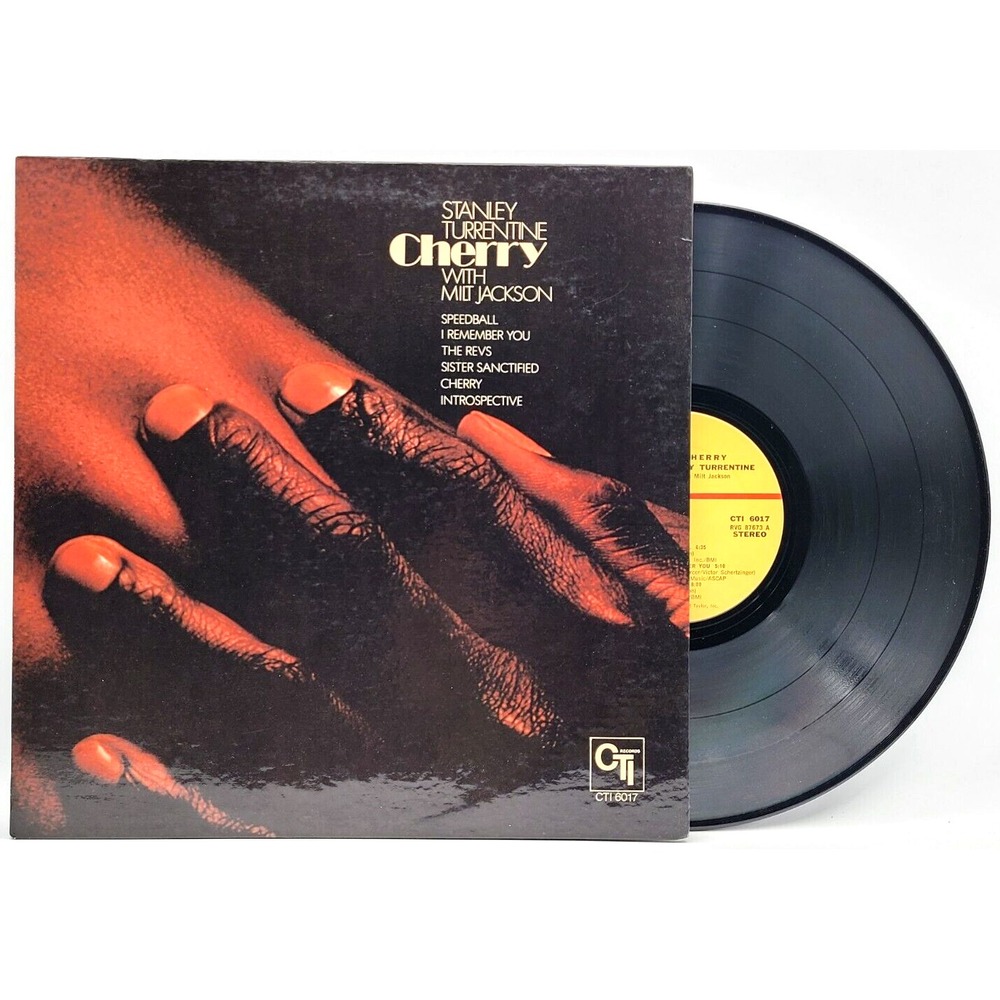 STANELY TURRENTINE WITH MILT JAKCSON - CHERRY - JAZZ LP CTI